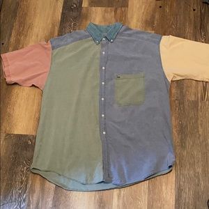 Vintage cross color denim shirt